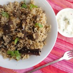 A picture of 100th Post: Mutton Biryani ~ A King’s meal.