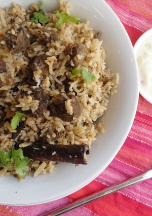 A picture of 100th Post: Mutton Biryani ~ A King’s meal.