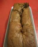 Budín de manzana con pasas y azúcar negra