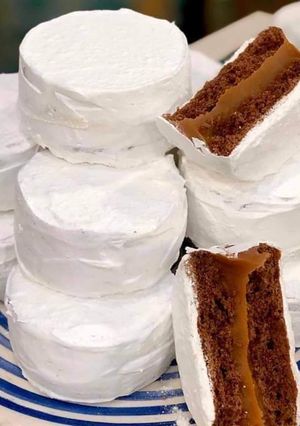 Una foto de Alfajores de Nieve