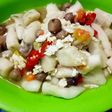 Oseng Jamur Merang + Otak2 Ikan