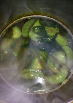 Foto resep Sayur asem koro, terong dan lung bolet