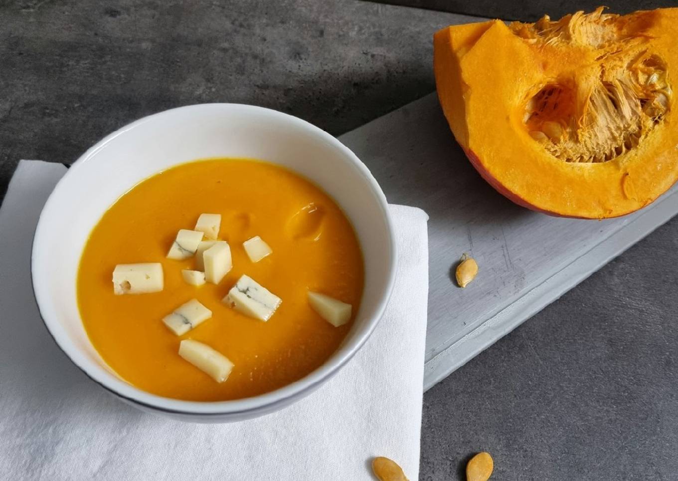 °Soupe de potimarron au morbier°