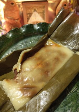 Una foto de Tamal de Yuca