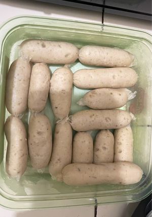Foto resep Homemade Sosis Bratwurst (Non MSG, Non Pengenyal Sintetis)