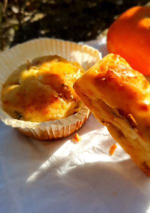Une photo de Minis cakes feta courgettes