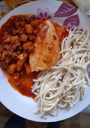 Una foto de Pollo relleno