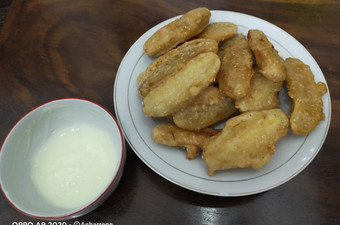 Anti Ribet, Bikin Pisang Goreng Wijen + Fla Gampang
