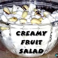 A picture of Creamy fruit salad #Cookpadfruits.