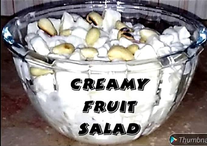 Creamy fruit salad #Cookpadfruits