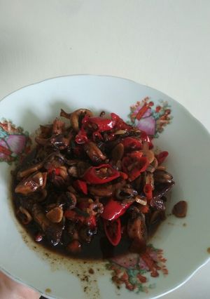 Foto resep Oseng cumi pedas
