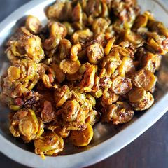 A picture of Ivygourd/Tindoora/ Kovakkai stir fry.