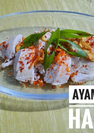 Foto resep Ayam rebus hainan simple