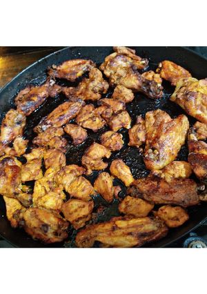 عکسی از دستور بال و کتف و سینه ی کبابی🍗