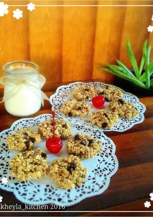 Foto resep Oatmeal Cookies Chocochip Renyah