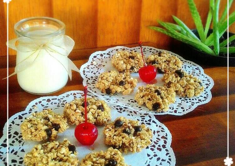 Langkah Mudah untuk Membuat Oatmeal Cookies Chocochip Renyah yang Enak Banget