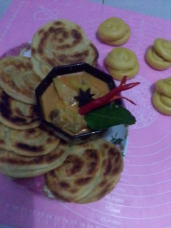 Foto resep Roti maryam dan kari daging kuah nanas