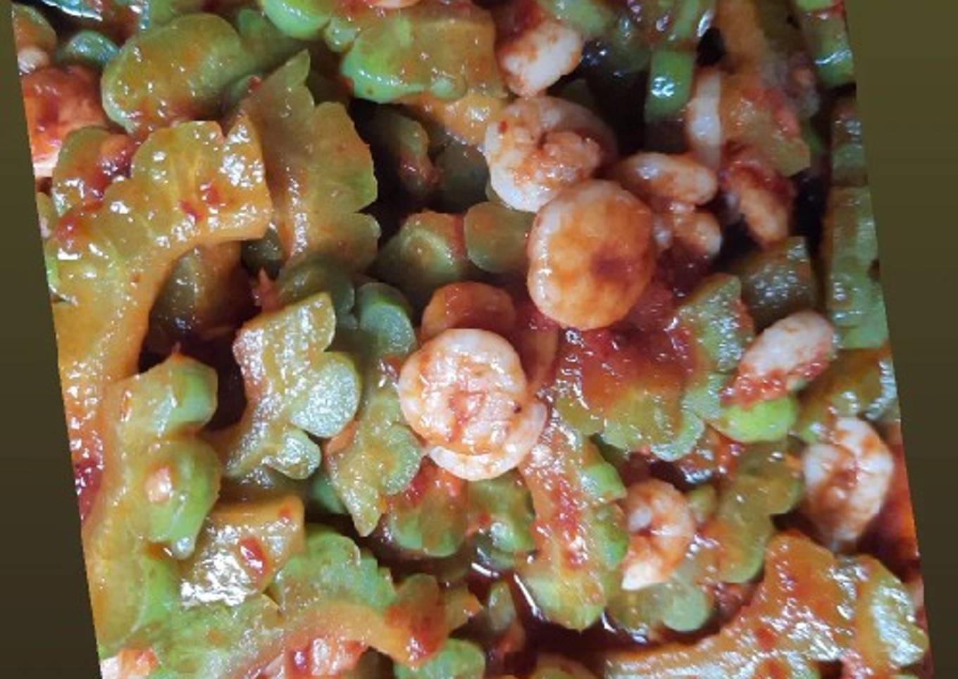Tumis Pare Udang