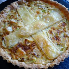 A picture of Leek & Brie Tart.
