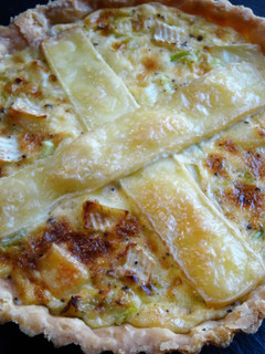 A picture of Leek & Brie Tart.