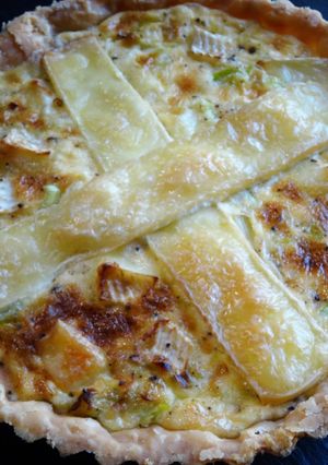 A picture of Leek & Brie Tart.