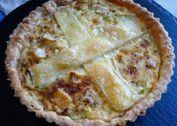 Unique Recipe Leek  Brie Tart Delicious and Healthy