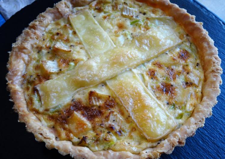 Leek & Brie Tart Leek & Brie Tart