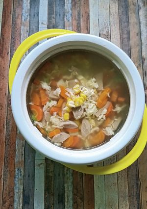 Foto resep Sup telur rainbow