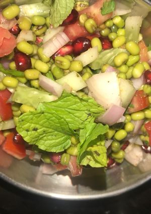A picture of Protein Rich Salad-Moong salad.
