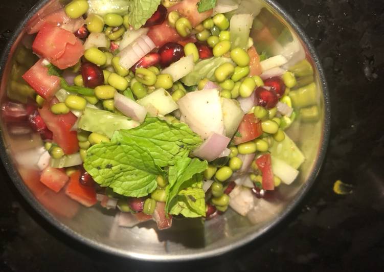Simple Way to Prepare Perfect Protein Rich Salad-Moong salad