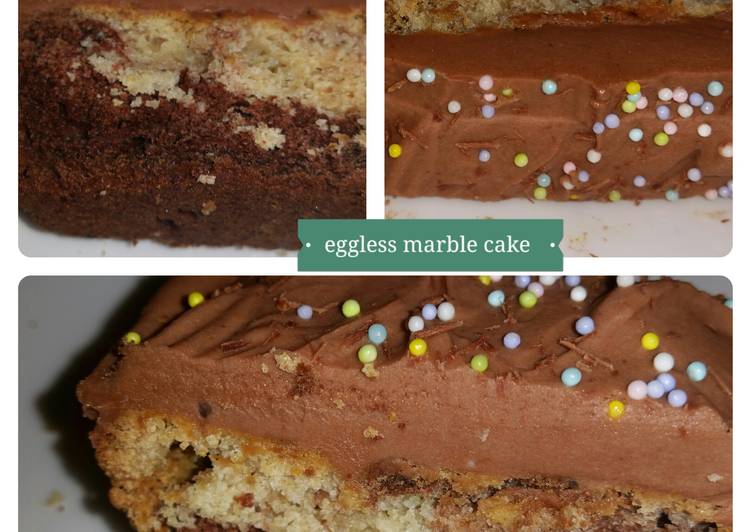 How to Prepare Favorite Eggless Marble cake