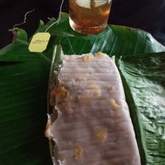 Ila adda banana leaf appam A picture of Ila adda banana leaf appam.