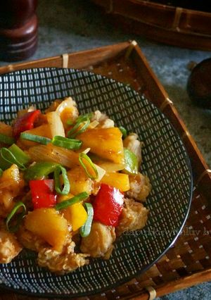 Foto resep Ayam Popcorn Saus Asam Manis