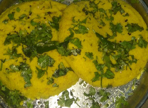 A picture of Khaman dhokla.