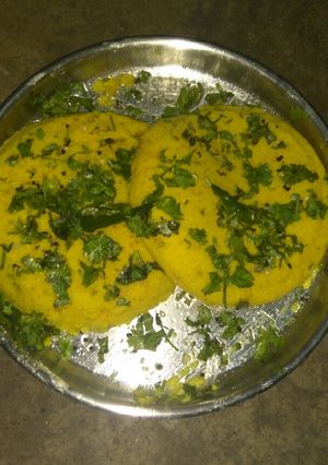 A picture of Khaman dhokla.