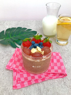 Foto resep Overnight Oatmeal - Banana Choco Milo