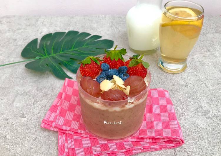 Overnight Oatmeal - Banana Choco Milo