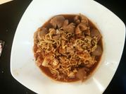 Gambar seblak mie telor baso