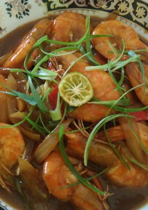 Foto resep Udang mentega saos inggris