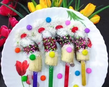 Unique Recipe Banana Split Pops Practical Delicious