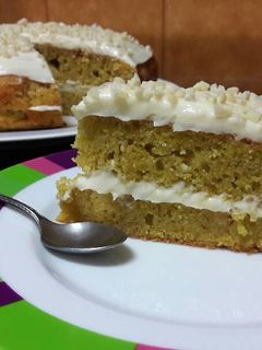Una foto de Pastel de zanahoria
