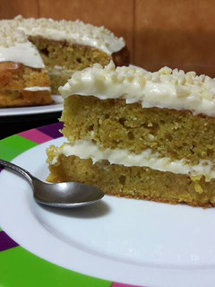 Una foto de Pastel de zanahoria