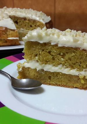 Una foto de Pastel de zanahoria