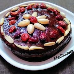 Frosty Chocolate Cake with Toppings A picture of Frosty Chocolate Cake with Toppings.