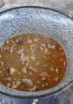 Bográcsos egyveleg recept fotója