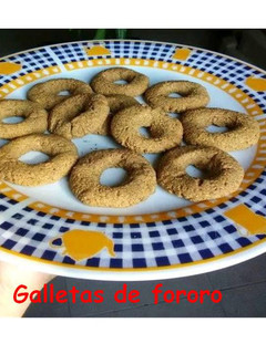 Una foto de Galletas de fororo y naranja