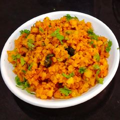 A picture of Maharashtrian Mokle Besan.