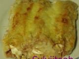 Canelones de paté y huevo duro