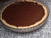 Una foto de tarta cabsha chocolate
