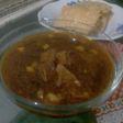 Rawon ayam kampung